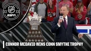 Connor McDavid is awarded the Conn Smythe Trophy despite Oilers' Stanley Cup loss | NHL on ESPN