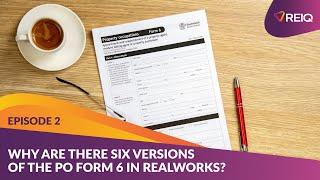 Real Estate IQ: Episode 2 - Why are there six versions of the PO Form 6 in Realworks?