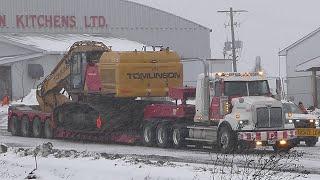 OVERSIZE Load Heavy Equipment Move Western Star
