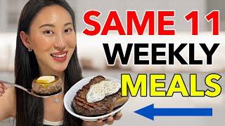 I Eat These SAME 11 Meals Every Week | CHEAP Carnivore Meal Plan
