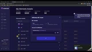 How to move UST assets from Osmosis to Binance