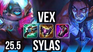 VEX vs SYLAS (MID) | KR Grandmaster | 25.5