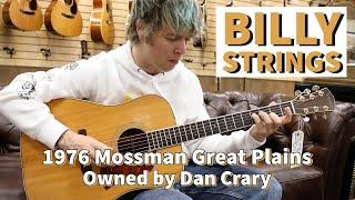 Billy Strings playing a 1976 Mossman Great Plains Owned by Dan Crary at Norman's Rare Guitars