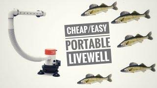 CHEAP DIY Portable Livewell build under $50!