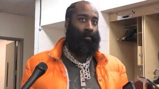 James Harden Reacts To The Clippers 122-116 Comeback Win Over The Houston Rockets. HoopJab NBA