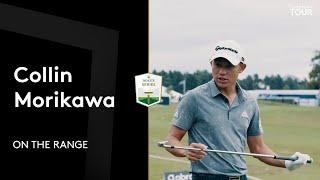 Collin Morikawa full range session in Scotland with Toptracer