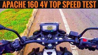 TVS Apache 160 4V Top Speed Test - Faster than Expected