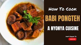 Exploring Peranakan Flavours - Babi Pongteh: A Culinary Delight with Bamboo Shoots (Revised) 2024