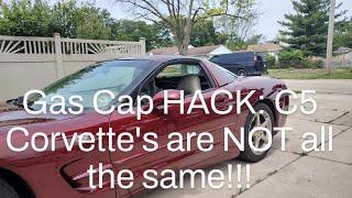C5 Corvette Gas Cap HACK Part 2: C5's are NOT all the same! @Corvette-Dan #corvette #c5 #repair