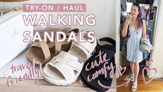 Comfiest Walking Sandals Try-On Haul & Review, Birkenstocks, Chacos, Keen, ECCO + more!