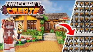 I built a CREATE-POWERED Restaurant in Minecraft! ️ | Episode 4