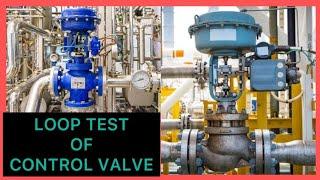 LOOP TEST OF CONTROL VALVE|Control Room से Control Valve का Loop Checking PLC से कैसे करते हैं Hindi