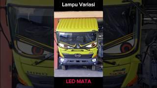 LED MATA MODE TRUK #shorts #truck #karoseri #lampuvariasi #led #truk #videoshort #hinotruck