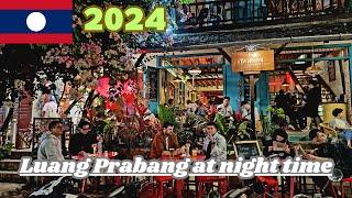  Luang Prabang is very busy in the evening. February 12th 2024