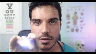 ASMR | Head, Ears, Eyes, Nose, Throat MEDICAL EXAM (Doctor Roleplay)