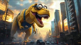 T-REX MINION | Story in Dinosaur Museum (Minions Parody)