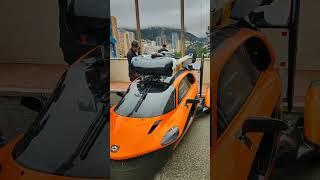 FUTURE CAR ( 500 Km flight ) IN MONACO