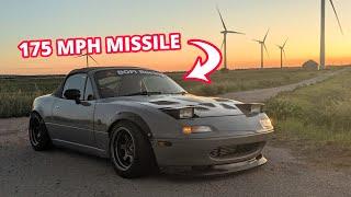 This 175 MPH Big Turbo MX-5 Miata Makes 22 PSI On STOCK PISTONS