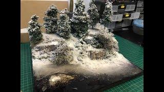 Cheap And Easy Realistic Frozen River / Broken Ice effects Diorama Build Part 6