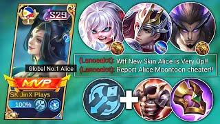 ALICE BEST BUILD FROM EARLY TO LATE GAME IN 2023 ALICE BROKEN BUILD & EMBLEM 2023 | MLBB