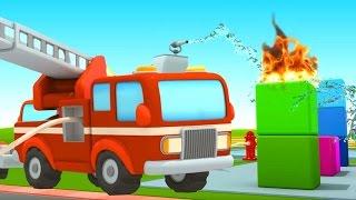 A Car School. A Kids' Fire Truck. A Baby Cartoon