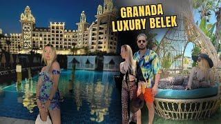 TATILIMIZIN ILK GUNU | ULTRA HER ŞEY DAHİL OTEL TATILIMIZ #tatil #vlog #granadaluxurybelek #belek