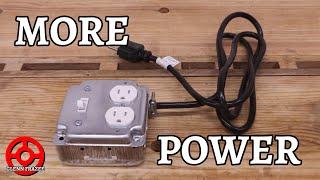 DIY Portable Switched Power Outlet With Extension Cord 