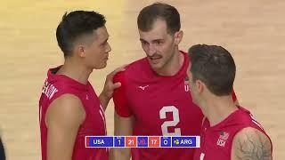 Highlight VNL 2024: Argentina vs USA 0-3 | Volleyball Nations League 2024 Men - Moji