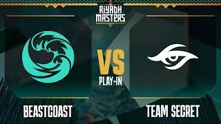 beastcoast vs. Team Secret // Riyadh Masters 2023 – Day 1 – Play-In