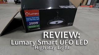 Review: Lumary 200W LED High Bay Smart Shop Light with Motion Sensor