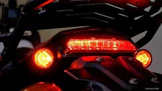 Yamaha Ténéré 700 - Extra Brake & Tail Lights - Rizoma Café Racer Style Rear Lights