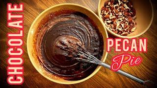 Best CHOCOLATE PECAN PIE Recipe - Easy Step By Step Instructions #easyrecipe