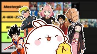 The Ultimate ANIME TIER LIST of Molang and Piu Piu!