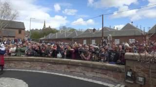 Bonfest 2016,Kirriemuir,Scotland. Bon Scott Statue. AC/DC