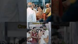 Kalidas & Malavika Jayaram Marriage in one ️ #trending #shorts #kalidasjayaram #short #wedding #ad