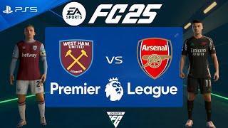 FC 25 West Ham vs Arsenal | Premier League 2024/25 | PS5