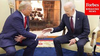 BREAKING NEWS: President-Elect Trump And President Biden Meet In The Oval Office