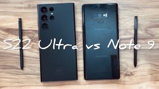 Samsung Galaxy S22 Ultra vs Samsung Galaxy Note 9