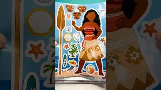 Disney MOANA Movie Make a Face Stickers with Moana ️