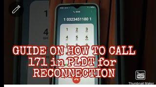 PLDT HOME FIBER GUIDE HOW TO REQUEST RECONNECTION IN 171 customer service ️/emyen tv