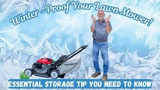 Fundamental Winter Storage Tip for Lawn Mowers!