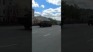 День Победы 9 мая 2025 г. Москва. Военная техника на Садовом кольце после  парада. Фрагмент 55