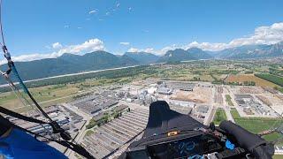 Tense moments in factory thermal - Paragliding World Cup Gemona 2021