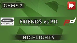 Friends vs Prodota GaminG [Game 2] WellPlay Invitational by VitalBet - Dota Highlights