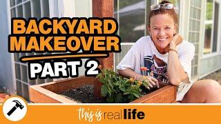 BackYard MakeOver Part 2: Snugniture Raised Garden Bed Review Video - THIS IS REAL LIFE