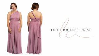 How to Style the One Shoulder Twist Multiway Bridesmaid Dress - Lá Closet Dé Chánel