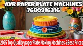 No.1 Top Best Quality Paper Plate-Making Equipment