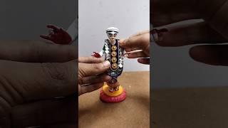 small Saraswati murti making/how to make Saraswati idol at home 2024/#saraswati #viral #art #shorts