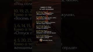 КИНО О ТЕБЕ по дате рождения #психология #матрицасудьбы #нумеролог #саморазвитие #таро #мышление