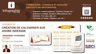 Tutorat 32 : Création de calendrier sur Adobe InDesign